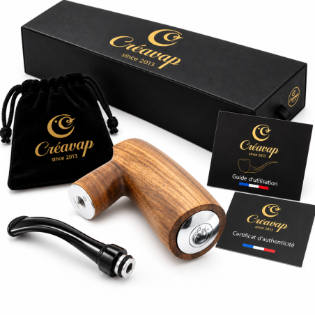 E-pipe Dublin 18650 Créavap | Pipe électronique en bois