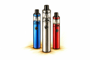 E-cigarettes à batterie intégrée