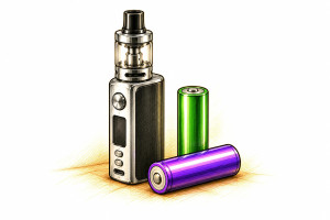 E-cigarettes à accu